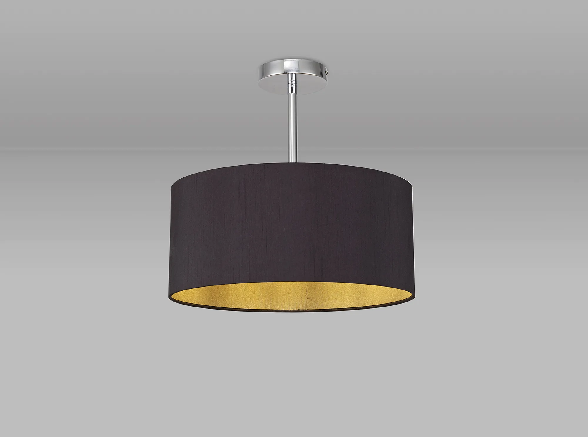 Baymont CH BL/GR Ceiling Lights Deco Semi Flush Fittings Baymont CH BL/GR Ceiling Lights Deco Semi Flush Fittings